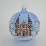 Dekorkugel "Ludwigsburg" hellblau