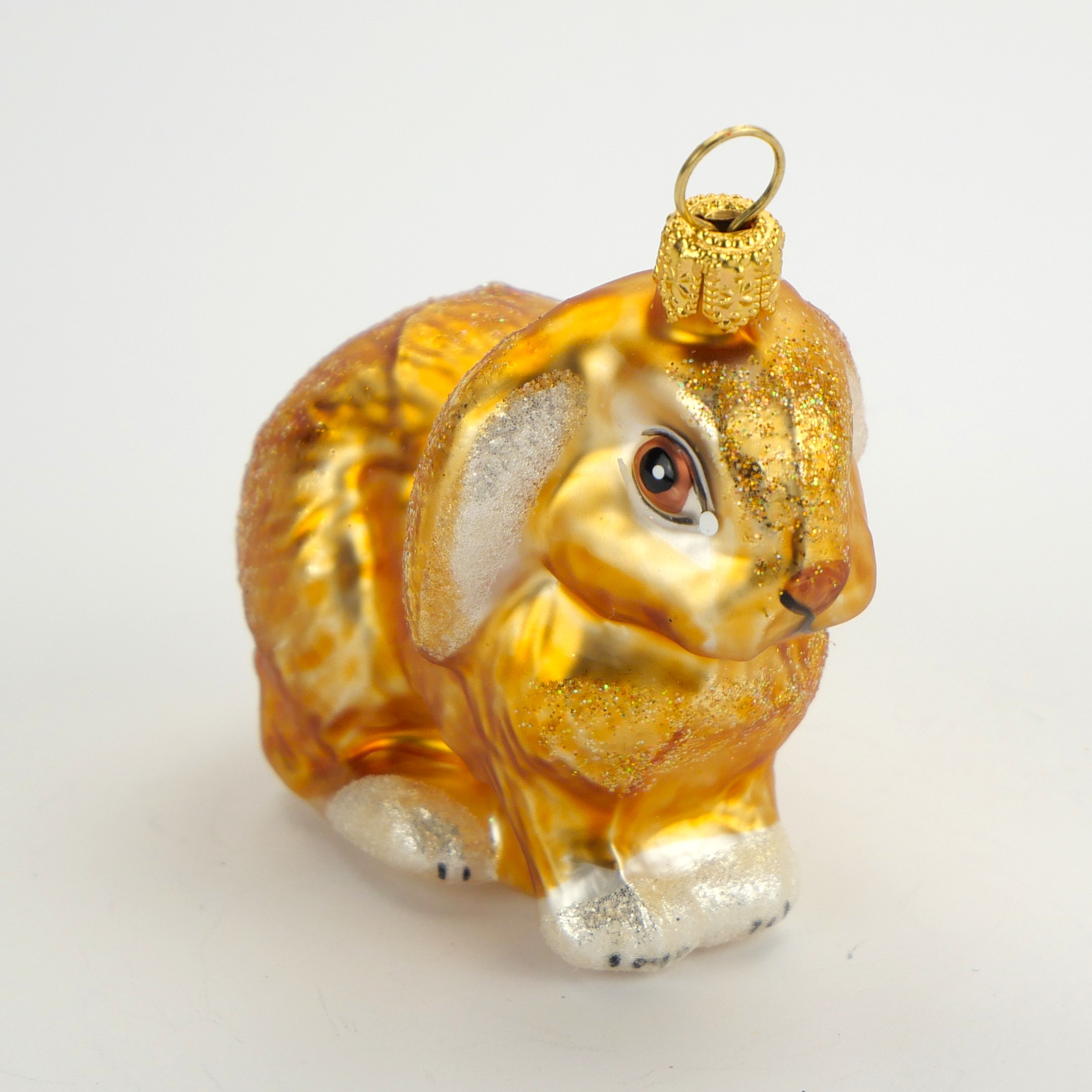 Glasfigur Kaninchen mundgeblasen