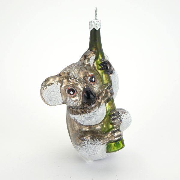 Christbaumschmuck mundgeblasen Koala Glas