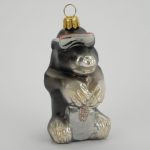 Glasfigur - Maulwurf mit Brille