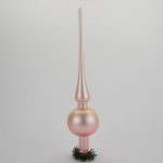 Christbaumspitze zartrosa, matt