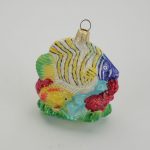 Glasfigur - Fisch auf Korallen