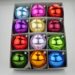 Christbaumkugeln - MomA-Edition - bunt opal 8 cm