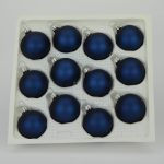 Christbaumkugeln tinte matt 4 cm