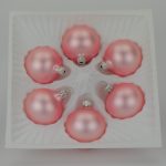 Christbaumkugeln rosa matt 5 cm