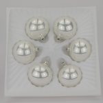 Christbaumkugeln weiß perlmutt 5 cm