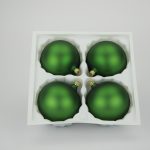 Christbaumkugeln jägergrün matt 10 cm