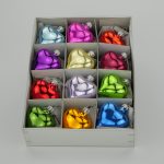 Glasfigur - Herzen - MomA-Edition - bunt opal 5 cm
