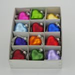 Glasfigur - Herzen - MomA-Edition - bunt matt 5 cm