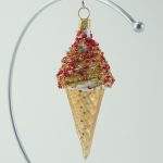 Glasfigur - Eis in Waffel