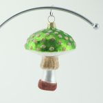 Glasfigur - Pilz grün