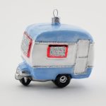Glasfigur - Wohnwagen - handbemalt