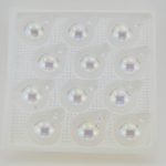 Christbaumkugeln iris transparent 4 cm