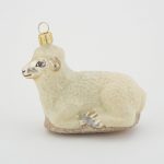 Glasfigur - Schaf "Wolly" - liegend