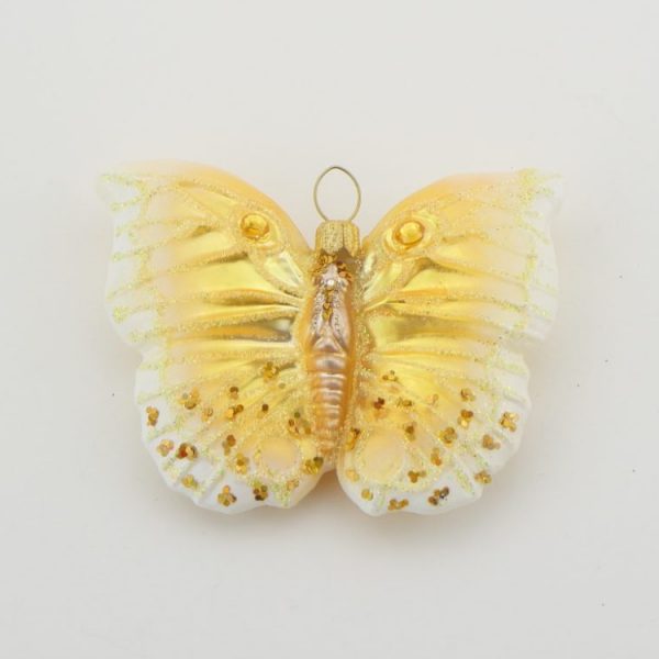 Glasfigur - Schmetterling - gold