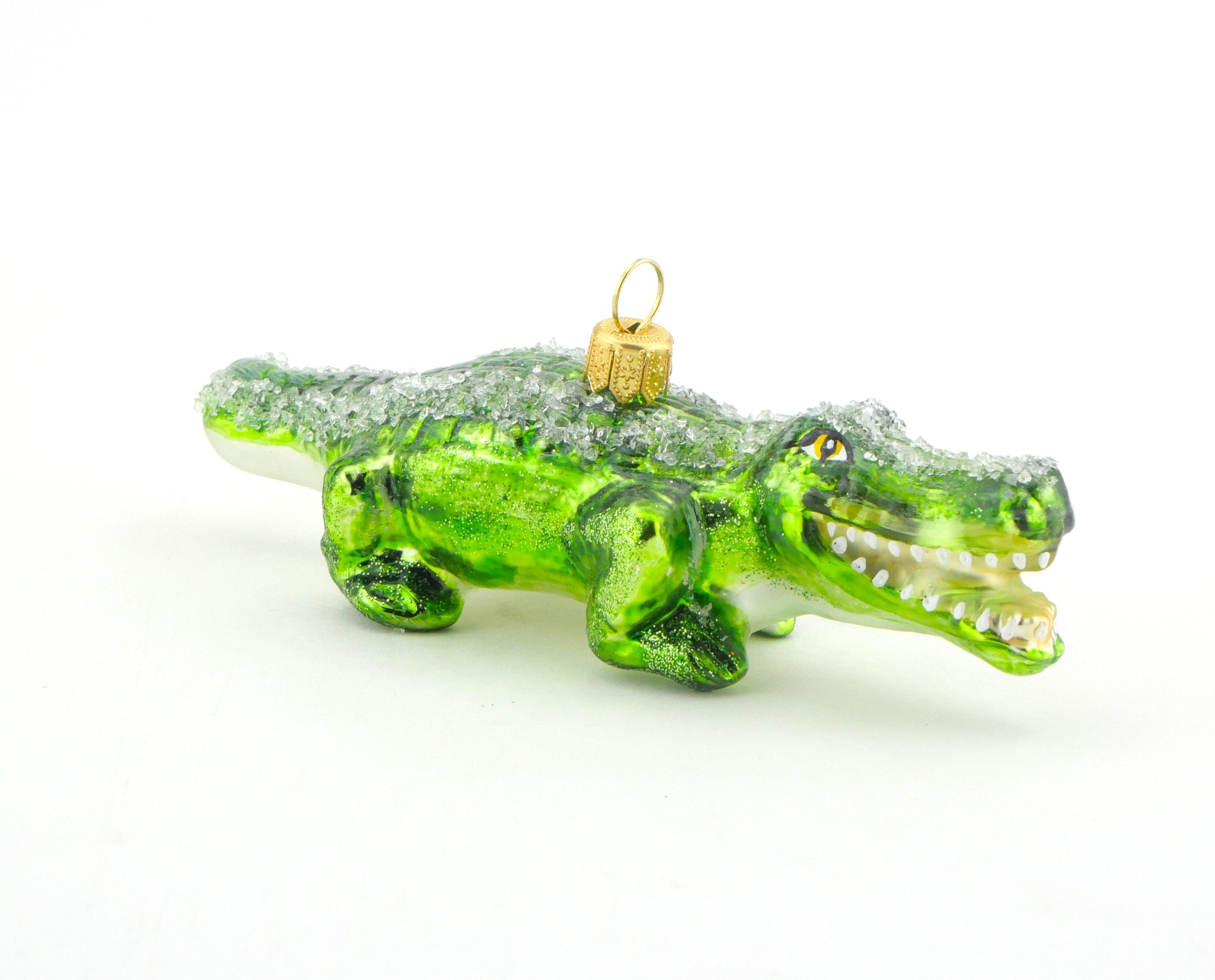 Weihnachtsbaumanhänger Krokodil