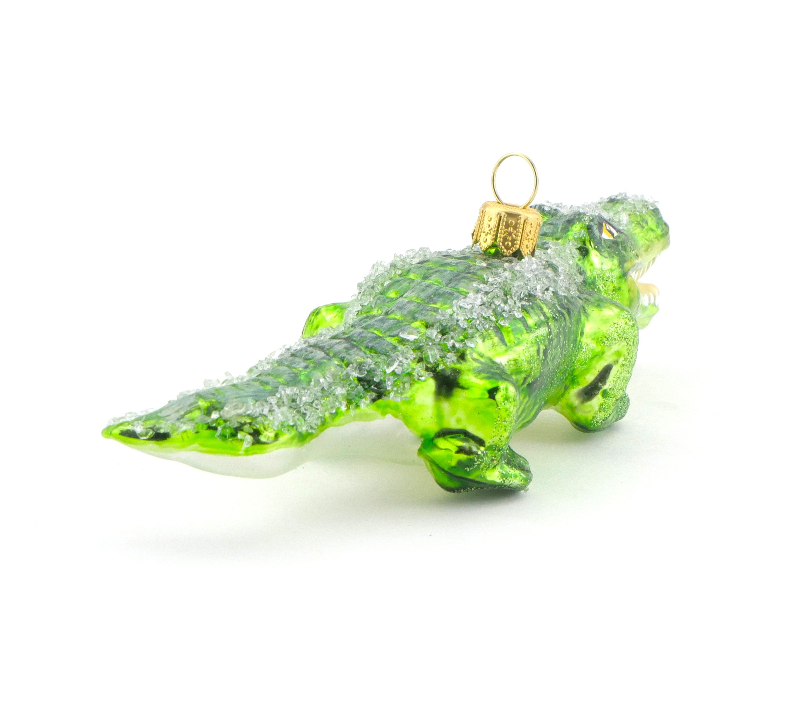 Weihnachtsbaumanhänger Krokodil