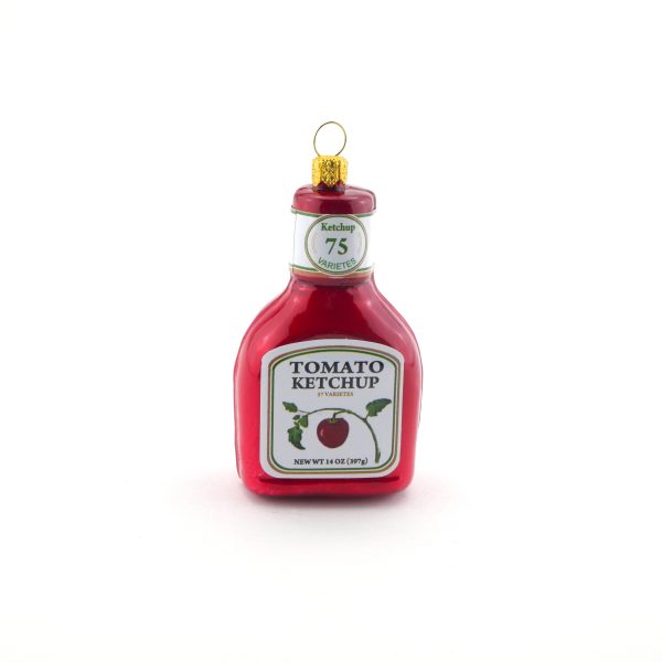 Glasfigur Ketchup Flasche