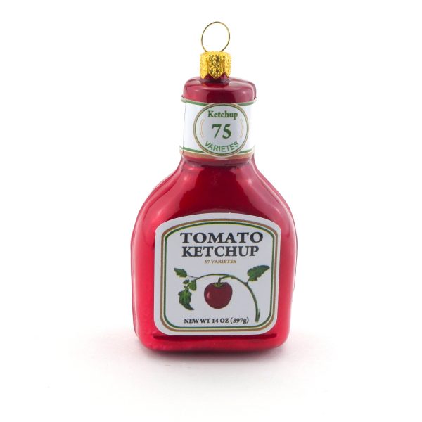 Glasfigur Ketchup Flasche
