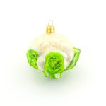 Mundgeblasene Glasfigur Blumenkohl