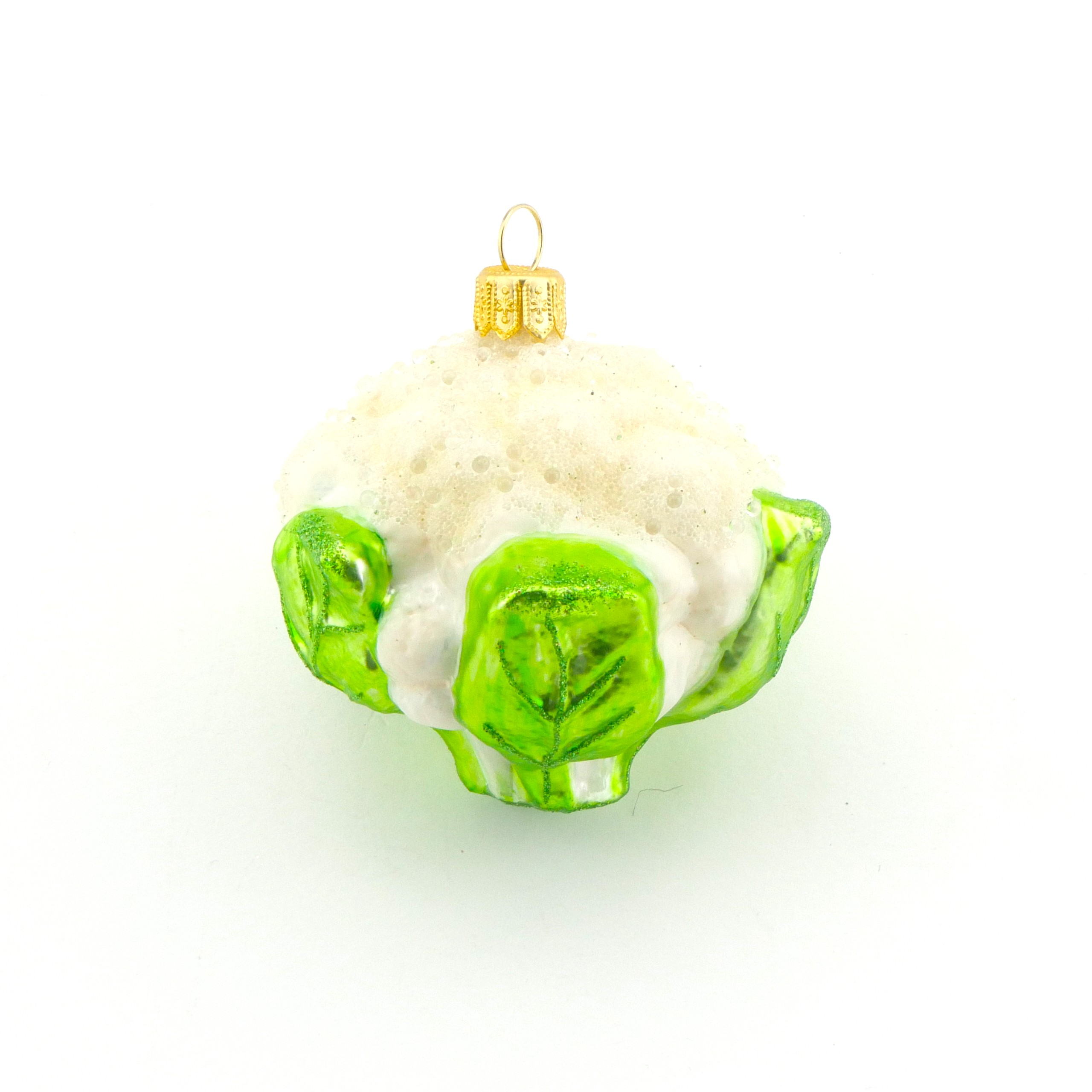 Mundgeblasene Glasfigur Blumenkohl